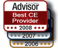 WebCE voted Best CE Provider