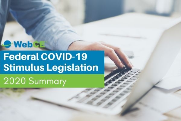 Federal COVID Stimulus Regulation Legislation