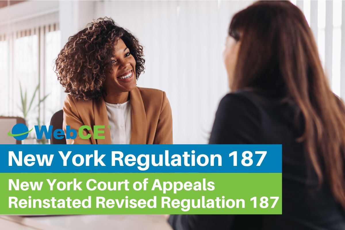 New York Regulation 187 Best Interest Rule reinstated