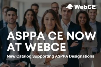 WebCE Launches CE Catalog to Support ASPPA Designations