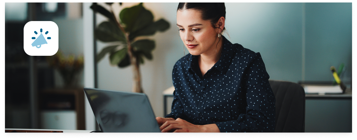 CPA working at a laptop